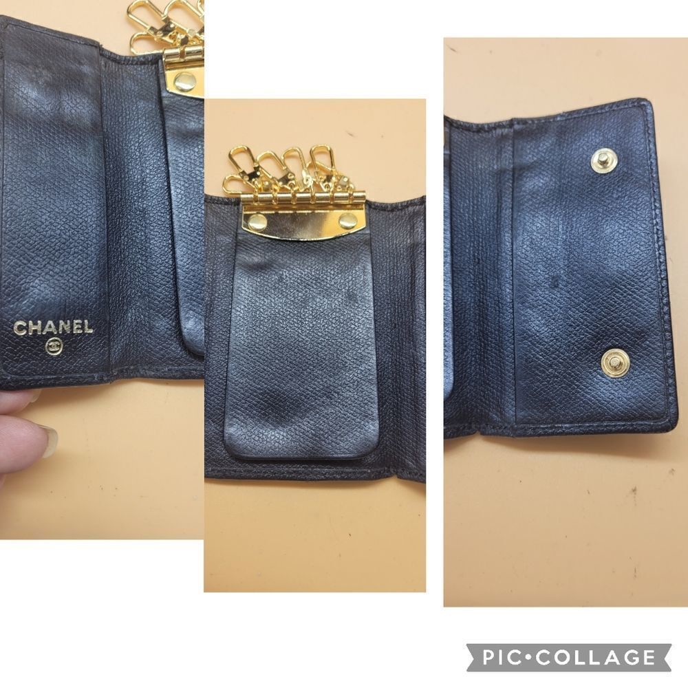 Authentic Chanel CC Logo Keycase - Picture 8 of 10